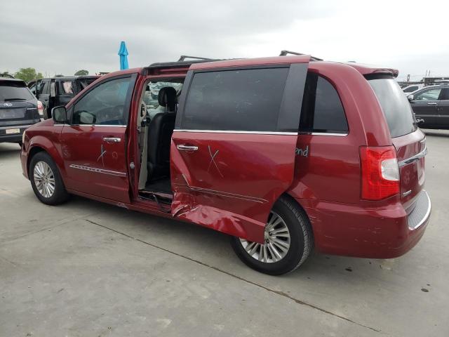 2C4RC1CG6DR675926 - 2013 CHRYSLER TOWN & COU TOURING L MAROON photo 2