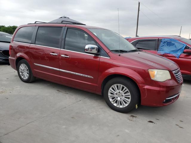 2C4RC1CG6DR675926 - 2013 CHRYSLER TOWN & COU TOURING L MAROON photo 4
