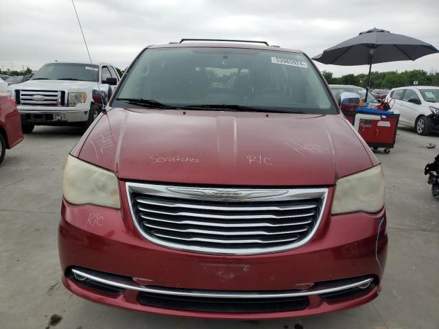 2C4RC1CG6DR675926 - 2013 CHRYSLER TOWN & COU TOURING L MAROON photo 5