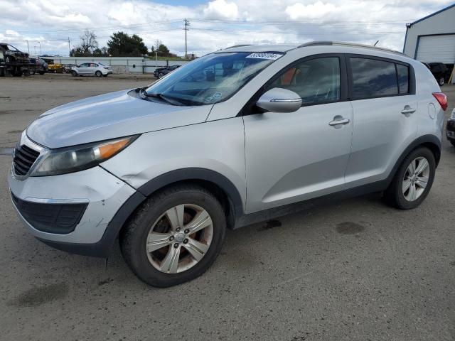 KNDPB3A29C7283276 - 2012 KIA SPORTAGE BASE SILVER photo 1