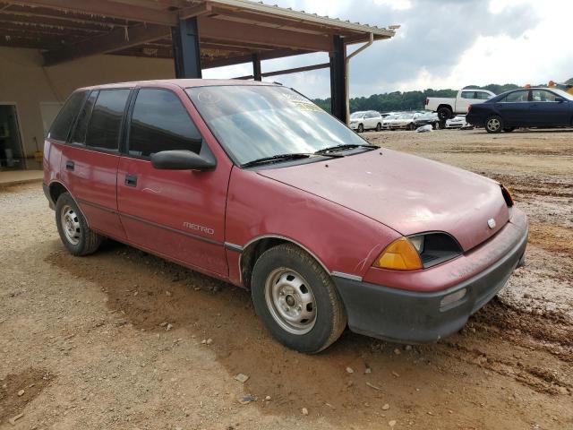 2C1MR6466N6718382 - 1992 GEO METRO BASE MAROON photo 4