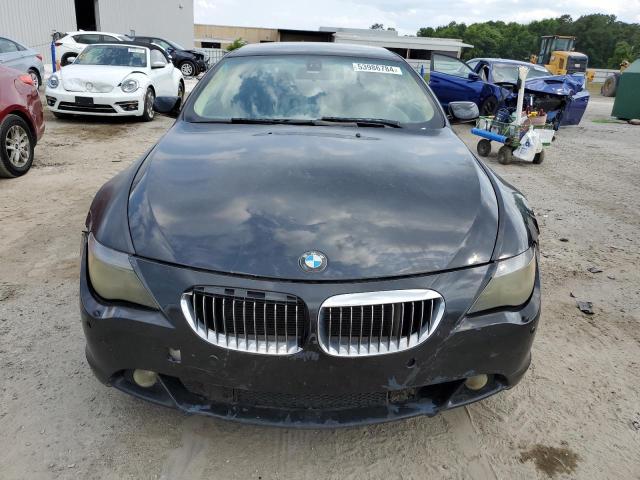 WBAEH73485B869265 - 2005 BMW 645 CI AUTOMATIC BLACK photo 5