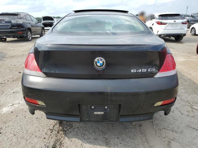 WBAEH73485B869265 - 2005 BMW 645 CI AUTOMATIC BLACK photo 6