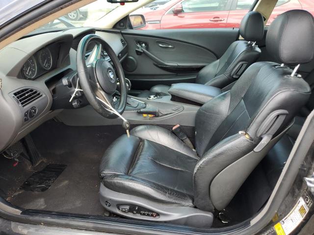 WBAEH73485B869265 - 2005 BMW 645 CI AUTOMATIC BLACK photo 7