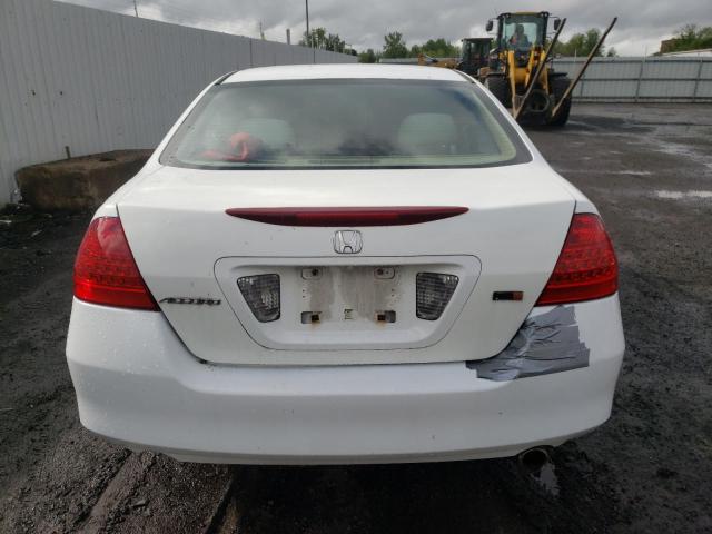 1HGCM56467A027329 - 2007 HONDA ACCORD LX WHITE photo 6