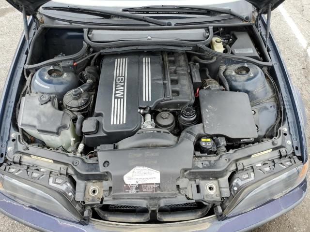 WBAAZ334X4KP90280 - 2004 BMW 325 IS SULEV BLUE photo 11