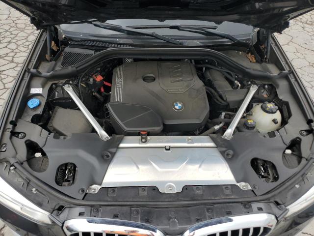 5UXTY5C09M9F54476 - 2021 BMW X3 XDRIVE30I BLACK photo 12