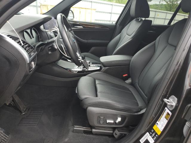 5UXTY5C09M9F54476 - 2021 BMW X3 XDRIVE30I BLACK photo 7