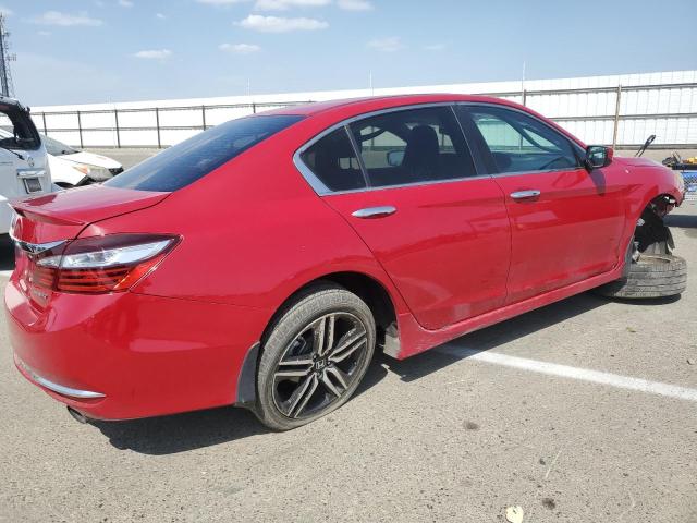 1HGCR2F57GA200655 - 2016 HONDA ACCORD SPORT RED photo 3