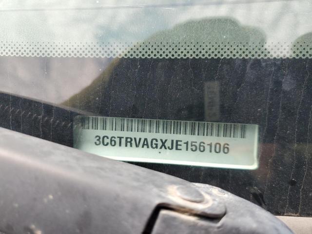 3C6TRVAGXJE156106 - 2018 RAM PROMASTER 1500 STANDARD WHITE photo 13