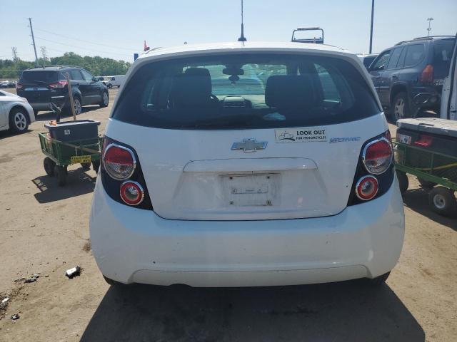 1G1JA6SH0C4142569 - 2012 CHEVROLET SONIC LS WHITE photo 6