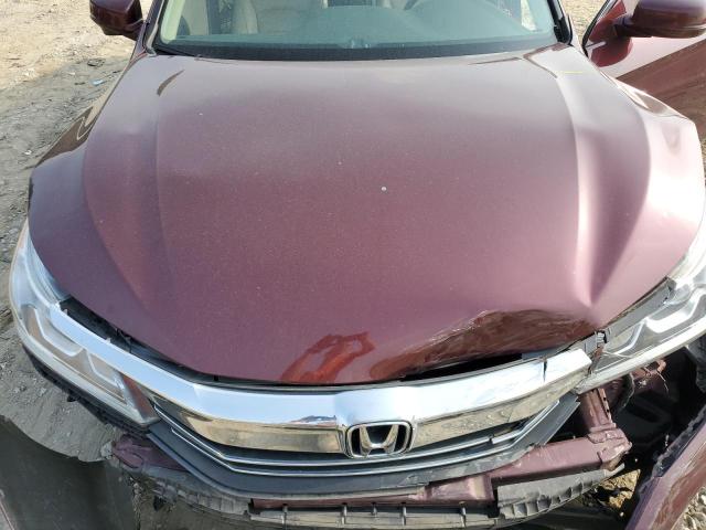 1HGCR2F80HA238188 - 2017 HONDA ACCORD EXL MAROON photo 11