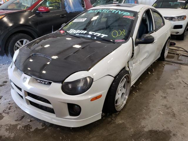 1B3ES66S14D569869 - 2004 DODGE NEON SRT-4 WHITE photo 2