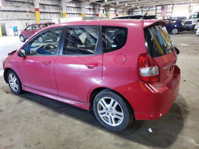 JHMGD37667S049196 - 2007 HONDA FIT S 红色 照片 2