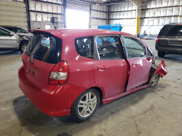 JHMGD37667S049196 - 2007 HONDA FIT S 红色 照片 3