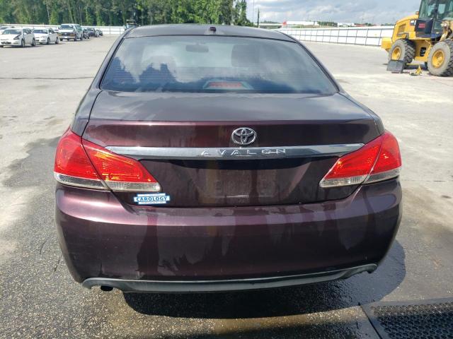 4T1BK3DB9BU391088 - 2011 TOYOTA AVALON BASE 勃艮第红 照片 6
