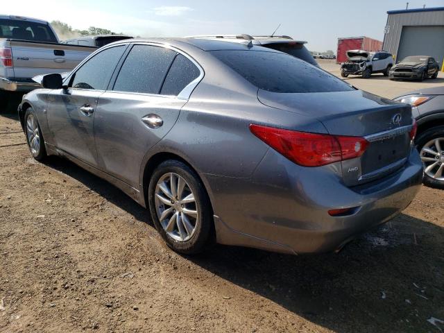 JN1BV7AR2EM686447 - 2014 INFINITI Q50 BASE GRAY photo 2