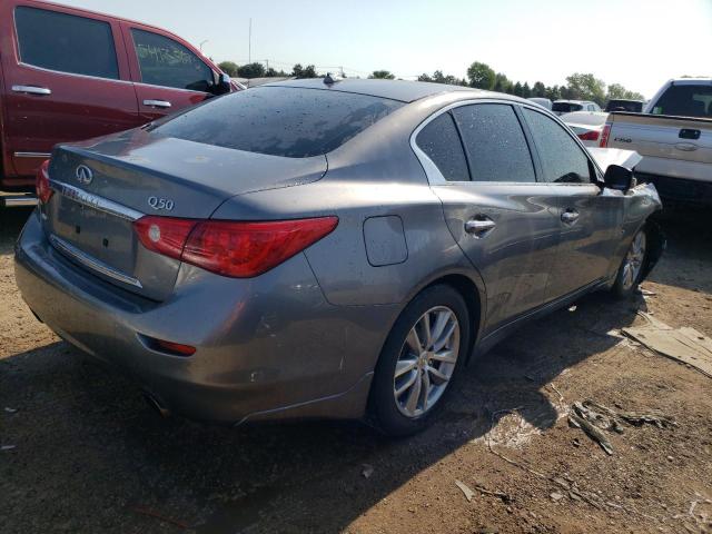 JN1BV7AR2EM686447 - 2014 INFINITI Q50 BASE GRAY photo 3