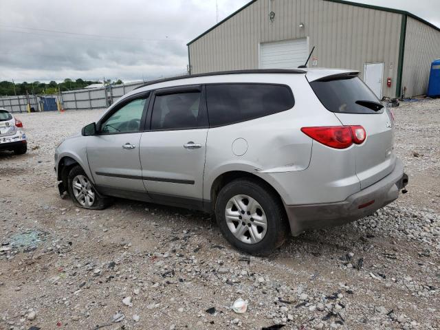 1GNKVEEDXBJ273888 - 2011 CHEVROLET TRAVERSE LS SILVER photo 2