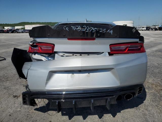 1G1FE1R76J0154398 - 2018 CHEVROLET CAMARO SS SILVER photo 6