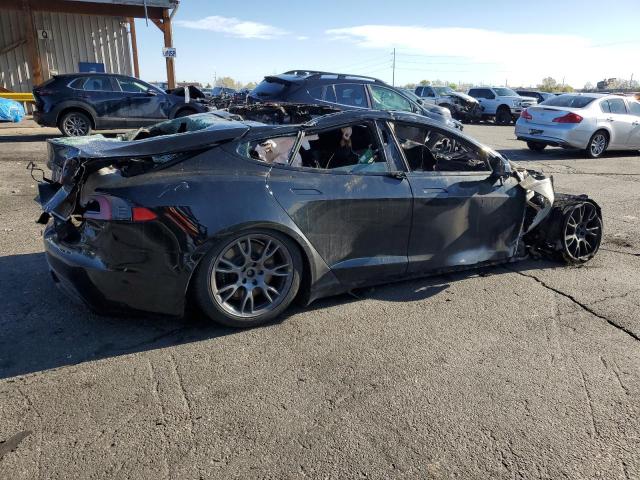 5YJSA1E56NF464984 - 2022 TESLA MODEL S BLACK photo 3