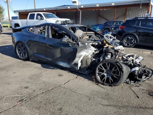 5YJSA1E56NF464984 - 2022 TESLA MODEL S BLACK photo 4