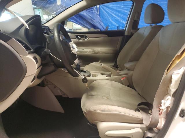 3N1AB7AP9FY330272 - 2015 NISSAN SENTRA S WHITE photo 7