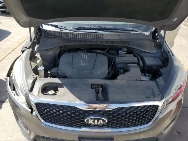 5XYPG4A57GG043377 - 2016 KIA SORENTO LX SILVER photo 12