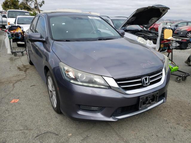 1HGCR3F82FA019381 - 2015 HONDA ACCORD EXL GRAY photo 4