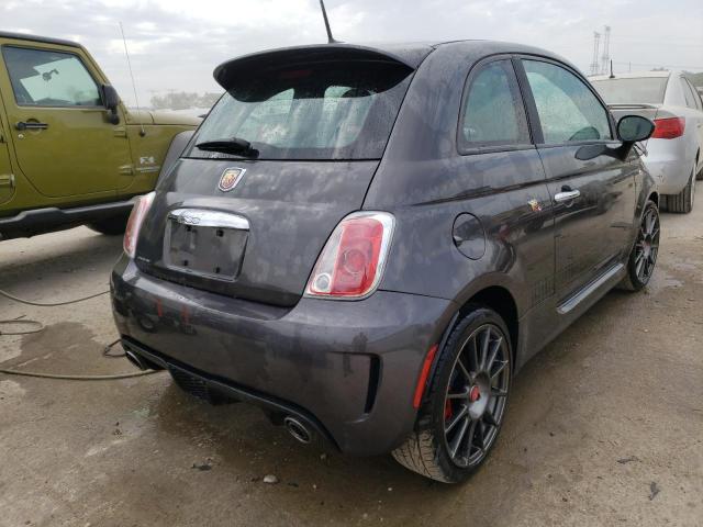 3C3CFFFH6FT502846 - 2015 FIAT 500 ABARTH GRAY photo 3