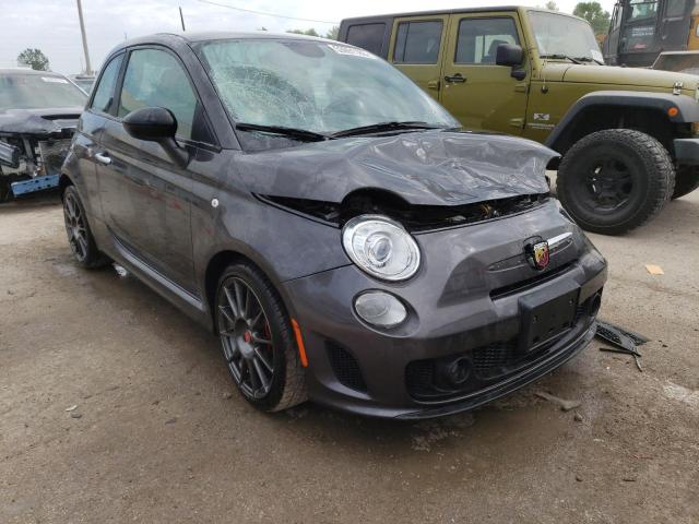 3C3CFFFH6FT502846 - 2015 FIAT 500 ABARTH GRAY photo 4