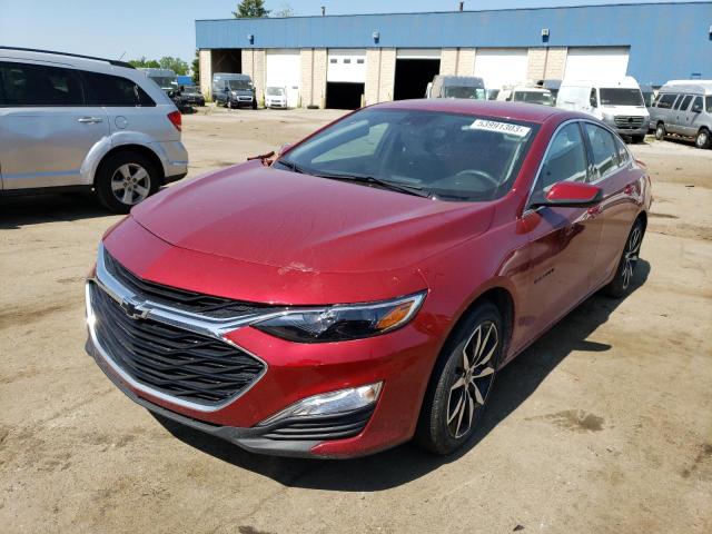 1G1ZG5ST0NF109658 - 2022 CHEVROLET MALIBU RS RED photo 1