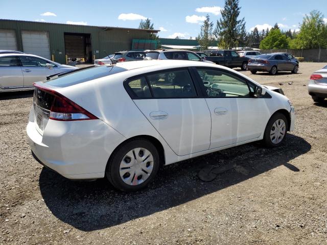 JHMZE2H33DS000599 - 2013 HONDA INSIGHT WHITE photo 3