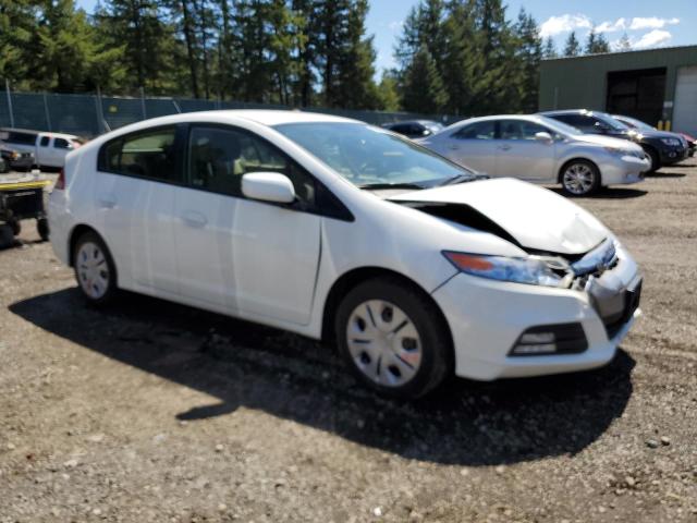 JHMZE2H33DS000599 - 2013 HONDA INSIGHT WHITE photo 4