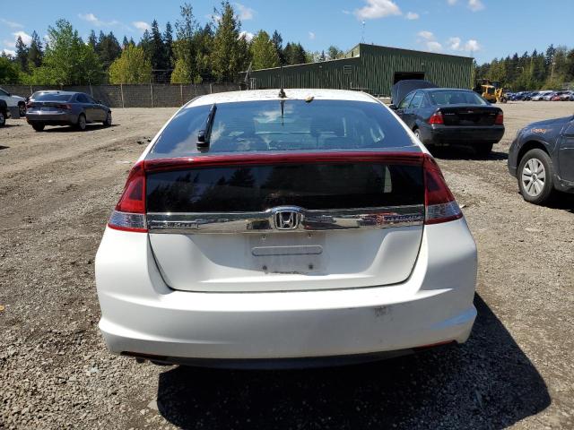 JHMZE2H33DS000599 - 2013 HONDA INSIGHT WHITE photo 6