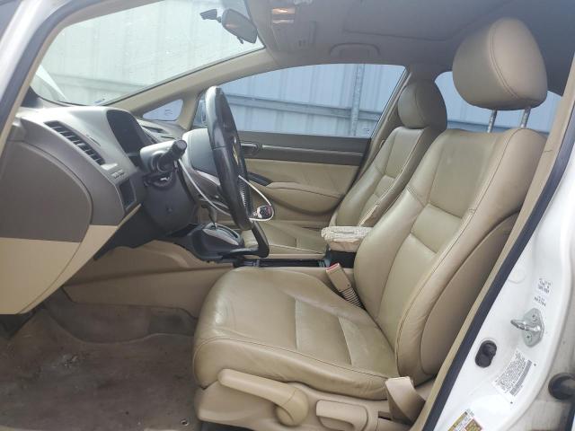 2HGFA16918H528349 - 2008 HONDA CIVIC EXL თეთრი ფოტო 7
