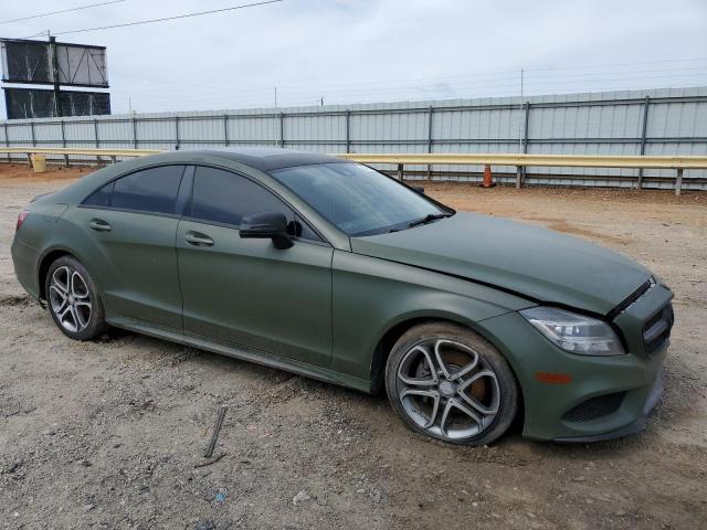 WDDLJ6HB6FA151775 - 2015 MERCEDES-BENZ CLS 400 4MATIC GREEN photo 4