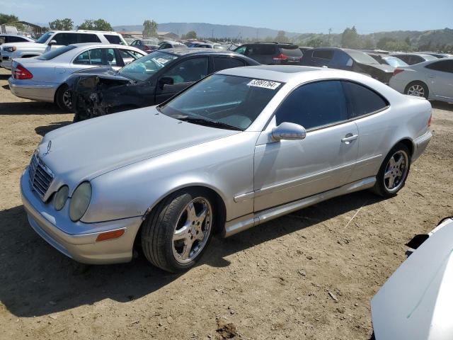 WDBLJ70G02T094283 - 2002 MERCEDES-BENZ CLK 430 SILVER photo 1