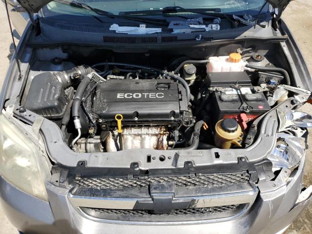 KL1TD5DEXAB082594 - 2010 CHEVROLET AVEO LS فضي صورة 11