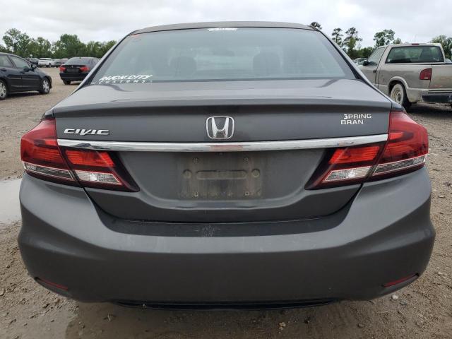 2HGFB2F53DH557359 - 2013 HONDA CIVIC LX GRAY photo 6