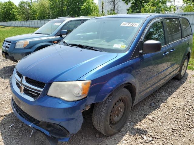 2D4RN4DG0BR625047 - 2011 DODGE GRAND CARA EXPRESS BLUE photo 1