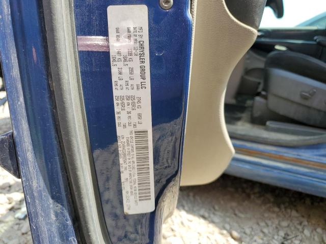 2D4RN4DG0BR625047 - 2011 DODGE GRAND CARA EXPRESS BLUE photo 12