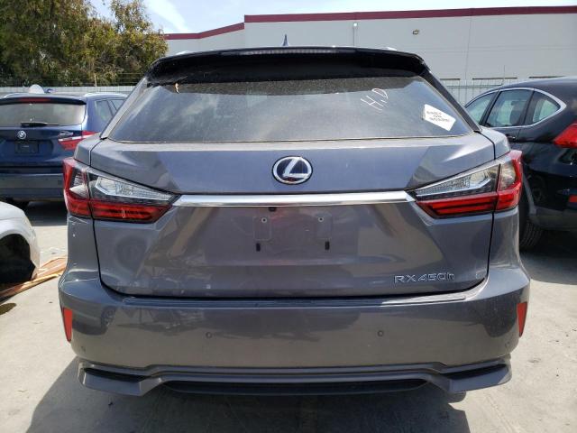 2T2BGMCA4HC009345 - 2017 LEXUS RX 450H BASE GRAY photo 6