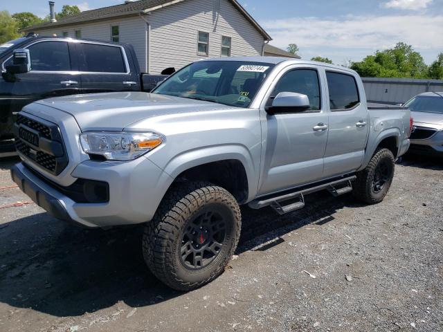 3TYCZ5AN1PT146591 - 2023 TOYOTA TACOMA DOUBLE CAB SILVER photo 1