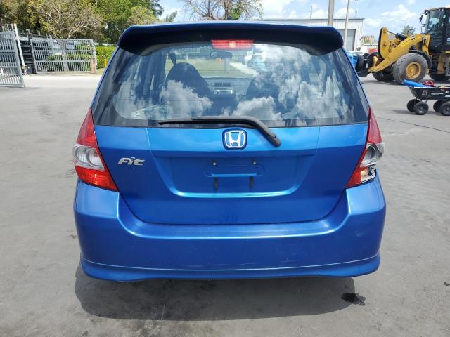 JHMGD38687S014318 - 2007 HONDA FIT S Blau Foto 6