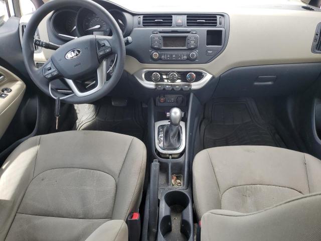 KNADM5A33F6515962 - 2015 KIA RIO LX WHITE photo 8