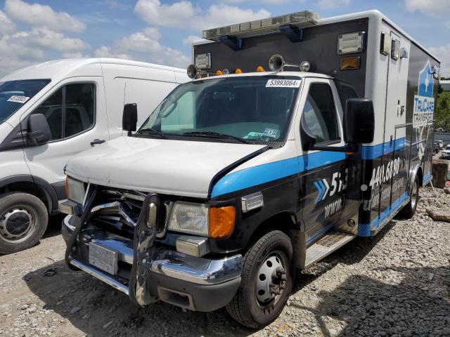 2007 FORD ECONOLINE E450 SUPER DUTY CUTAWAY VAN, 