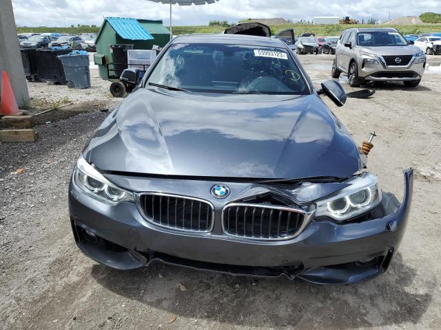 WBA3R5C55GK373313 - 2016 BMW 435 XI GRAY photo 5