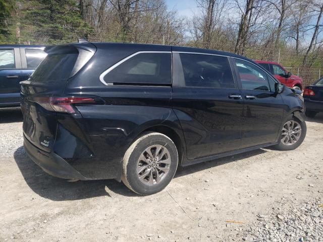 5TDYSKFC2PS083903 - 2023 TOYOTA SIENNA XLE BLACK photo 3