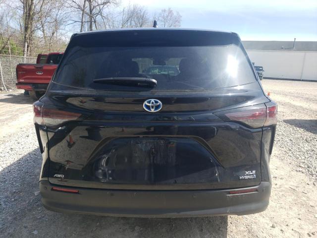 5TDYSKFC2PS083903 - 2023 TOYOTA SIENNA XLE BLACK photo 6